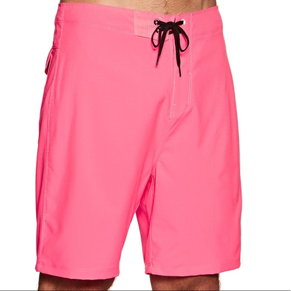 Men’s Hurley swim board shorts size 32 NWT pink